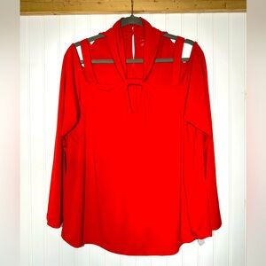 Lane Bryant cold shoulder blouse size 18/20 nwot